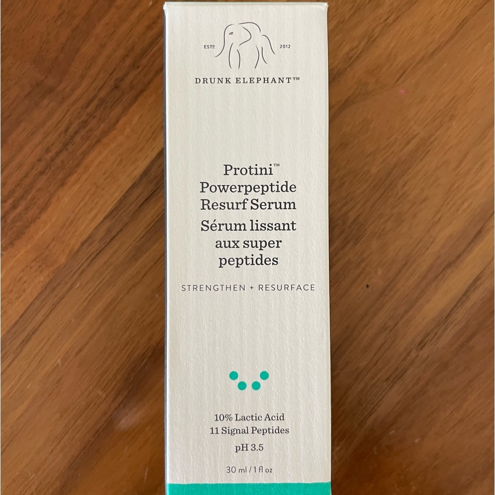 Drunk Elephant Protini Powerpeptide Resurfacing Serum. Brand New in Box.